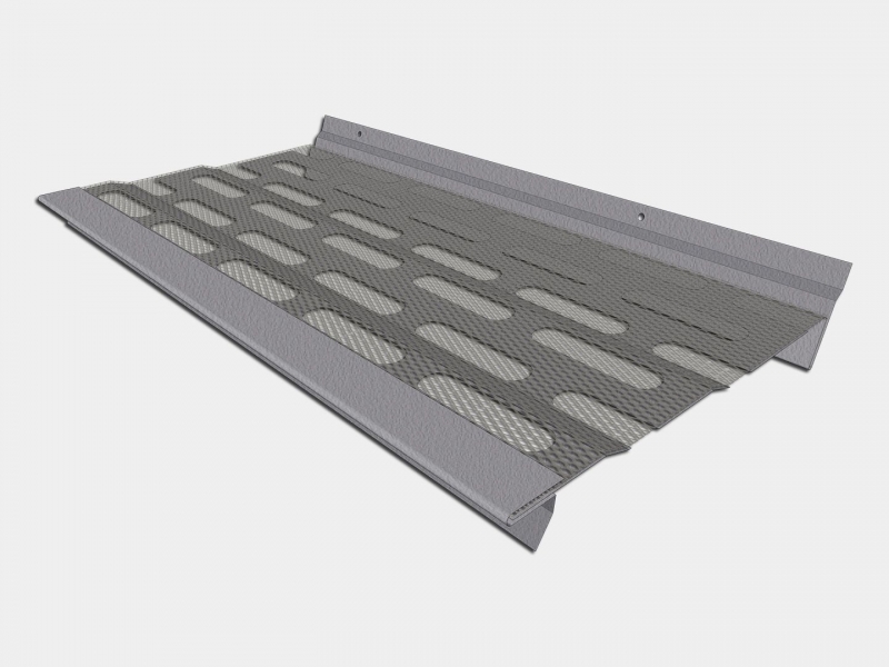 Freedom Gray Gutter Screen