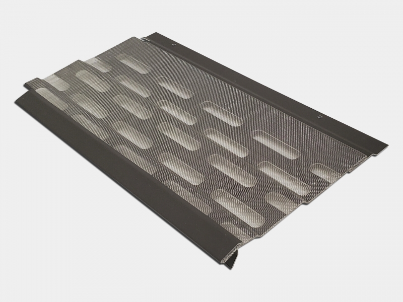 Under Roof Kynar Steel Gutter Screen