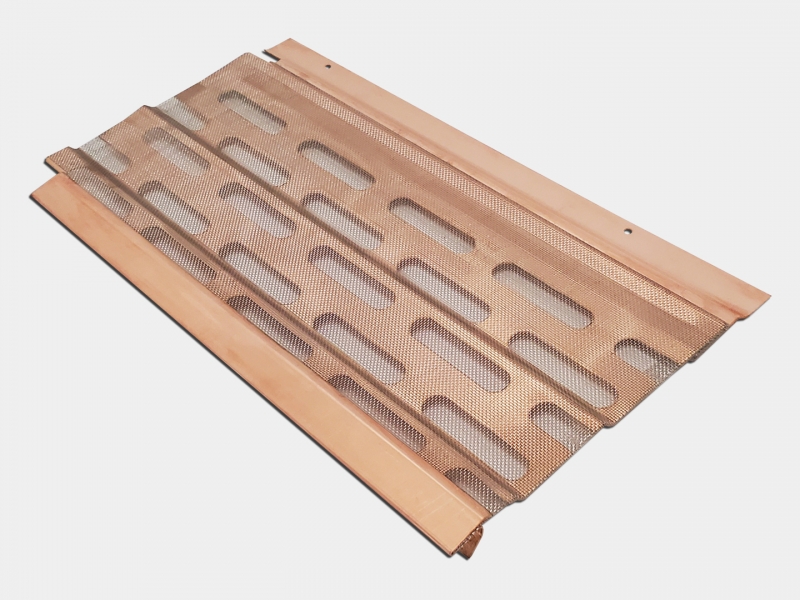 Under Roof Copper Gutter Screen