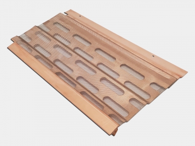 Under Roof Copper Gutter Screen