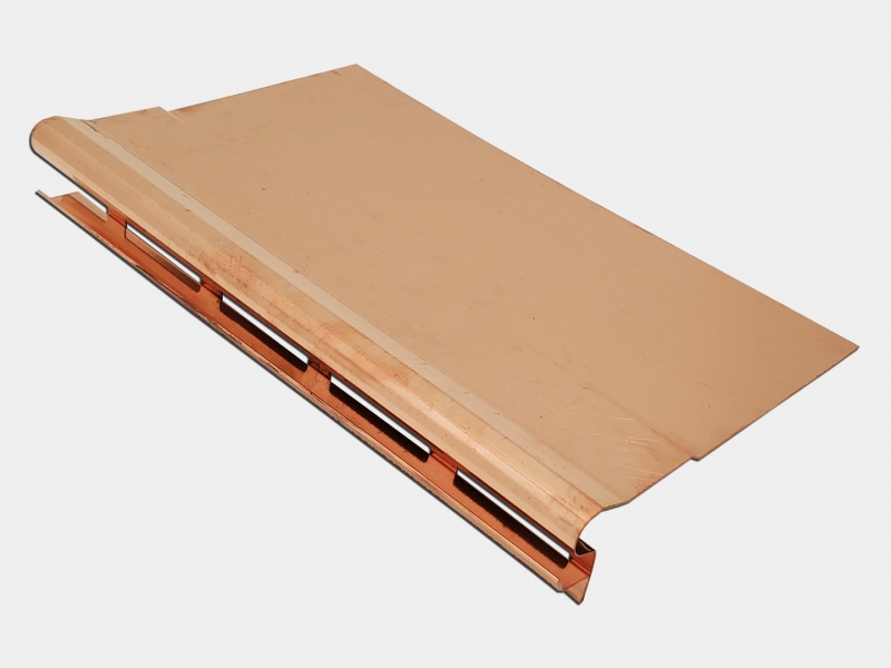 Copper Solid Gutter Cover